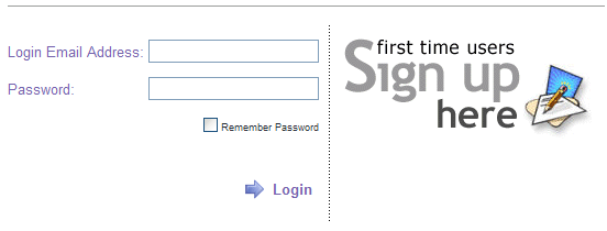 Login field