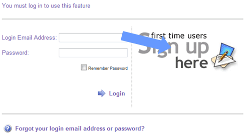 Login field